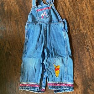 VINTAGE Winnie the Pooh Denim Overalls